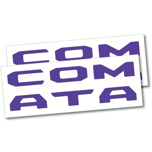 Image of (2 Sets) Prime Series UV Weatherproof Vinyl Decals Precut Letter Inserts Compatible Fits Tacoma Tailgate 2024-2026 (Gloss Purple)