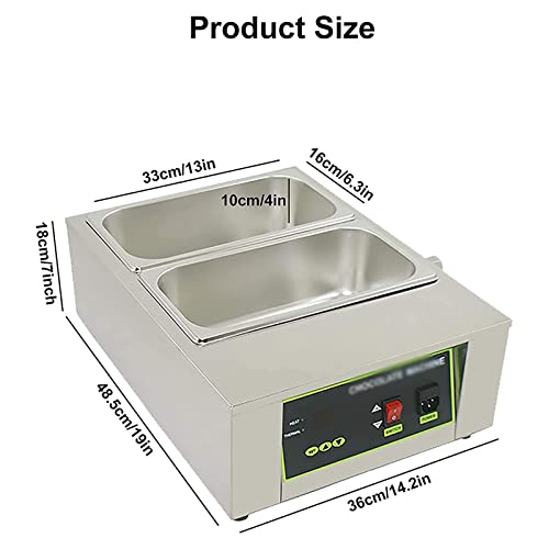 Máquina para fundir chocolate eléctrica digital miniatura 2