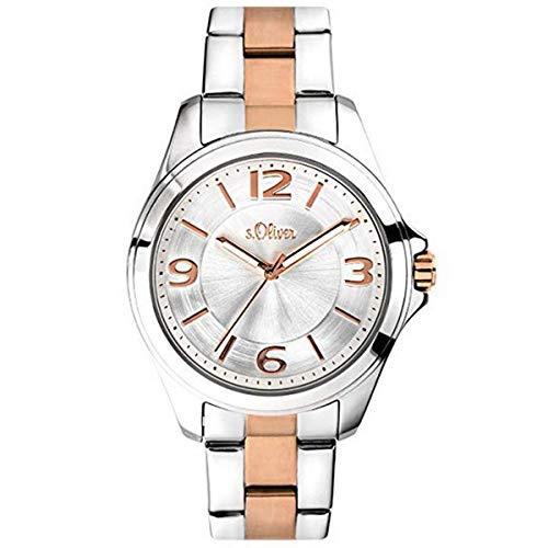 Montre s.Oliver femme quartz et analogique élégante en acier