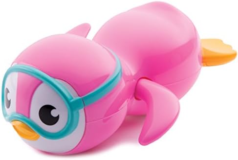 Munchkin® Wind Up Swimming Penguin Baby and Toddler Bath Toy, Pink