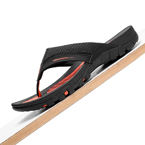 Image of Men's Flip-Flops, Thongs Sandals Durable Comfort Slippers for Beach