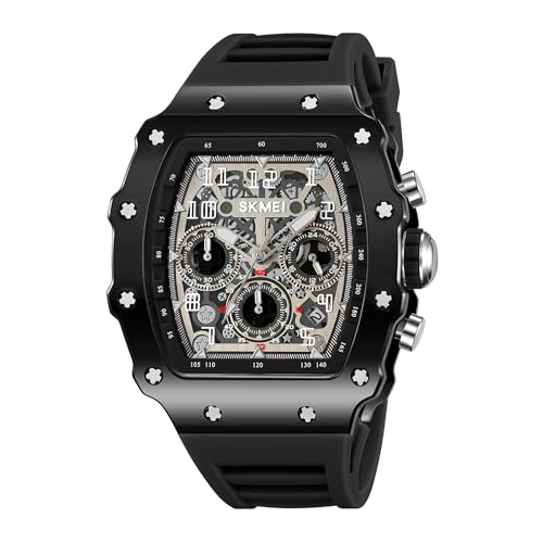 Image of SKMEI Sport Analog Watch Men's Watch, Silica Gel Soft Rubber Band, Stopwatch Wrist Watch for Men - 2305