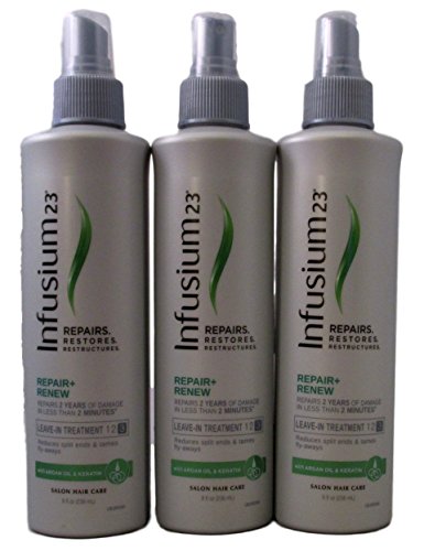 Infusium 23 Repair and Renew Leave in Treatment Spray, 8 oz (3 pack)
