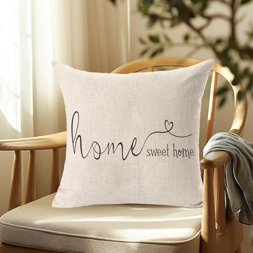 Housse coussin de ferme 45,7 cm aux finitions textiles soignées