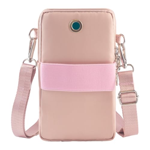 Image of JANKS Small Crossbody Bag for Women - Mini Phone Purses with Crossbody Strap and Wallet - Nylon Arm Bag