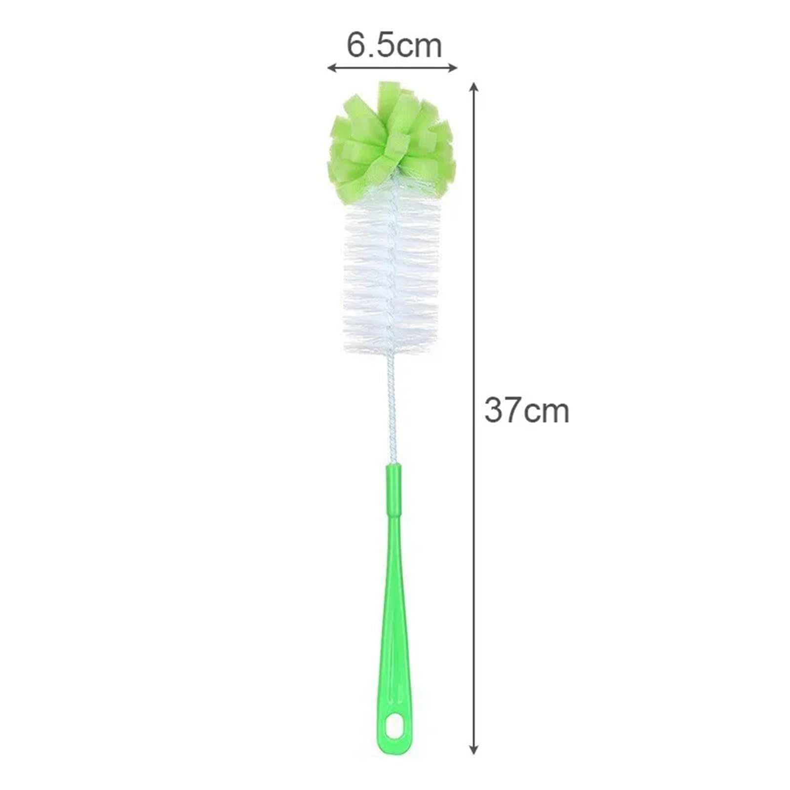 Flaschenbürste Tassenbürste mit langem Griff, Milchflasche, Teewäscher, Reinigungsschwamm, rotierendes Waschen for schmalen Hals für die Küche(Color 7)