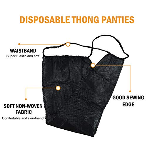 YoleShy Disposable Panties for Women Spa T Thong Underwear Tanning Wraps, Individually Wrapped
