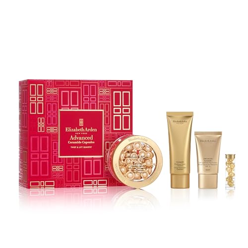 Elizabeth Arden TWIST & LIFT Advanced Ceramide Capsules 4-Piece Gift Set, anti-aging, firming & lifting skincare, luxury gifting for women