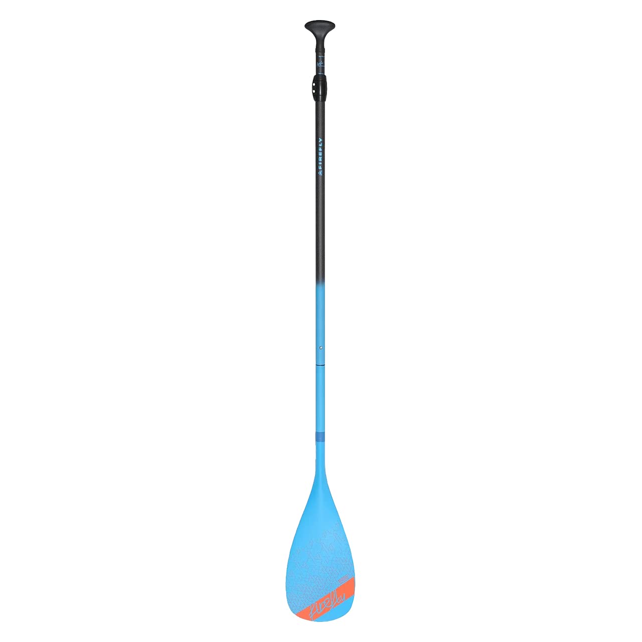 FIREFLY Unisex – Erwachsene Carbon I Paddel, Blue/Black/Orange, Einheitsgröße