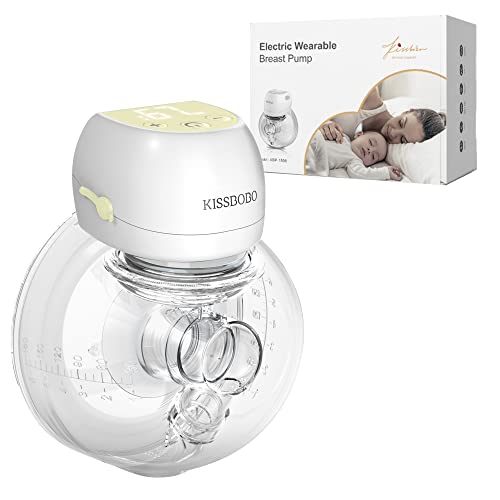 Sacaleches Electricos,Manos Libres Sacaleches,2 Modos y 9 Niveles con pantalla LCD,Bombeo Fuerte, Leche a Prueba de Fugas, Ultra Silenciosa,con bridas de 21mm/24mm (Amarillo 1 piezas)
