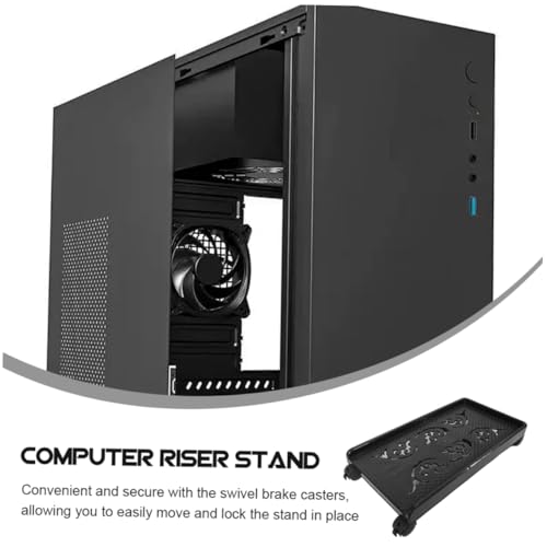 Support pour boîtier PC idéal sous bureau pour protéger votre matériel informatique au sol - 8