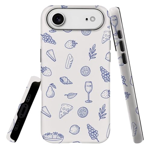 Coque L16QX Air douce cadeau fille motif alimentaire bleu