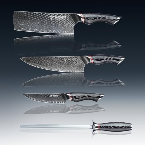 Set Cuchillos 4 Piezas Acero Inoxidable Alta Calidad miniatura 4