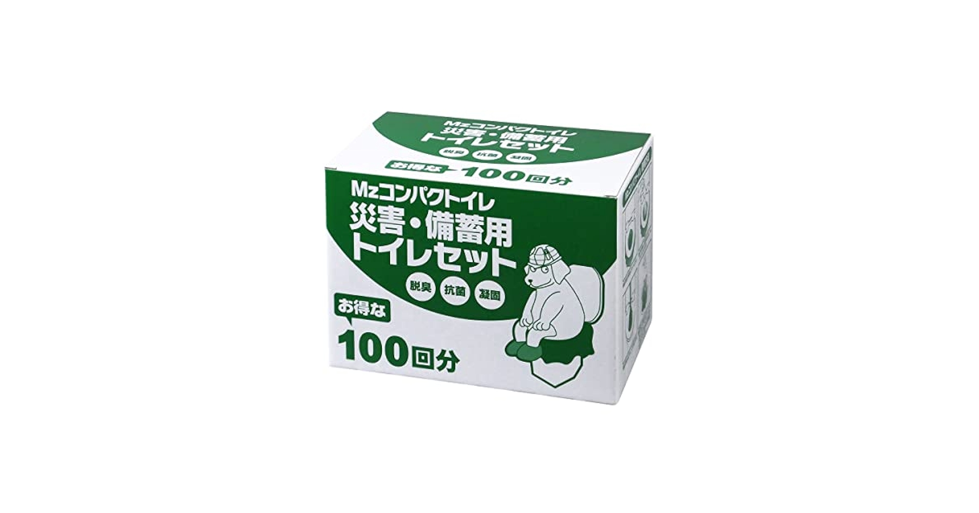 Mzコンパクトトイレ 災害・備蓄用トイレセット 100回分 Amazon｜[Mz コンパクトイレ] 災害・備蓄用トイレセット (100