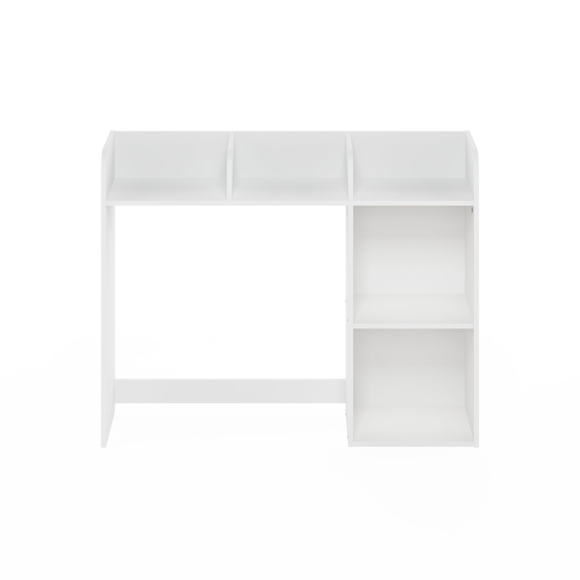 Furinno CLASSIC Mensola da Scrivania, Alzata da Scrivania a 5 Ripiani, Mensola Libreria, Organizer da Scrivania, per Forniture per Ufficio, Accessori da Scrivania per Ufficio, Bianco