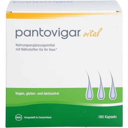 PantovigarVital Kapseln mit Nährstoffen für Haare 180 St