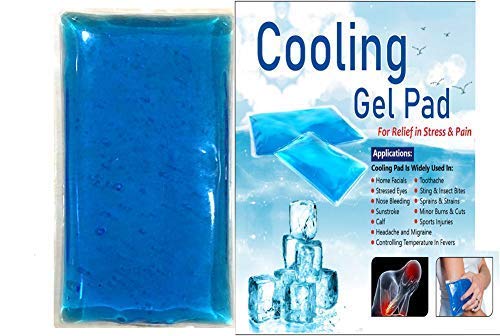 Reusable Cooling gel pad Ice Pack for Pain Relief Soft and Flexible Therapy of for Back Shoulder, Neck, Waist Pain Relief Gel Reusable Cold Gel Pack (Blue Color) - Pack of 1-image-24