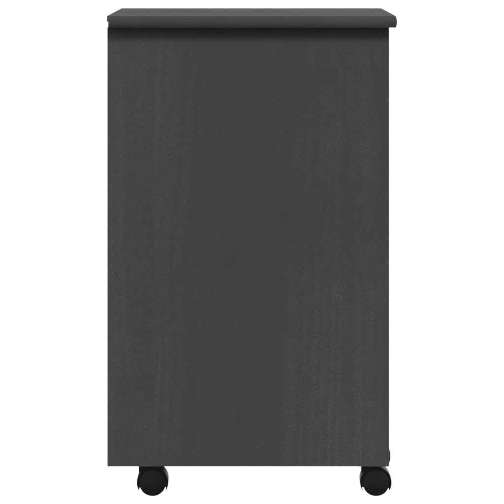 Aktenschrank für Büro Industrie Büro Bücherregal Büro Möbel 34 x 39 x 65,5 cm Niedriger Schrank Grau