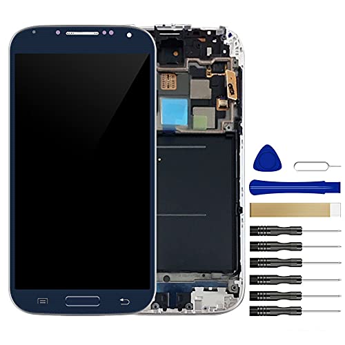 for Sprint Samsung Galaxy S4 SPH-L720 SPH-L720T LCD Screen with Frame Display Assembly Touch Screen Digitizer Panel Glass Replacement Tool (Blue with Frame) for Sprint Samsung Galaxy S4 SPH-L720 SPH-L720T LCD Screen with Frame Display Assembly Touch Screen Digitizer Panel Glass Replacement Tool (Blue with Frame)