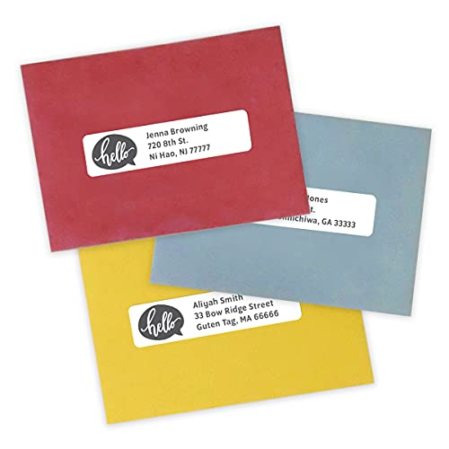 Maco Laser/Ink Jet White Address Labels, 1" X 4", 20 Per Sheet, 500 Per Pack (Ml-2025) #TOP1