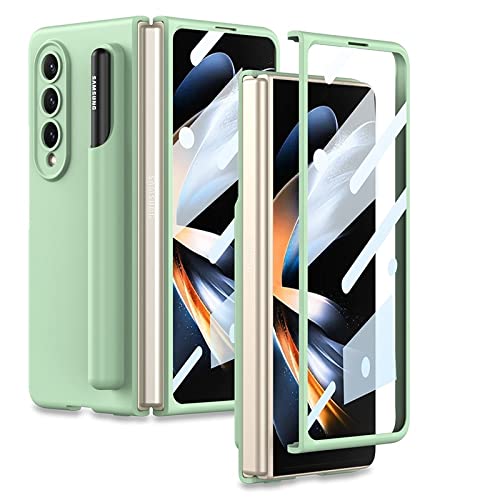 Coque de luxe pour Samsung Z Fold 4 en silicone liquide et finitions haute résistance