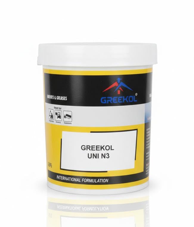 UNI N 3 Premium Lithium-Complex Grease for High-Temperature Rolling Element Bearings, Electric Motor Applications GREEKOL® (1kg Pack)-image-3