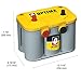 OPTIMA Batteries High Performance D34/78 YellowTop Dual Purpose Sealed AGM Car, Truck and SUV Battery, 750 CCA, Dual Terminal, Maintenance Free, Versitile Mounting