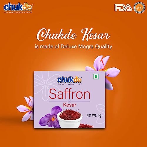 Image of Chukde Kesar, Saffron, 0.5g (Pack of 3)