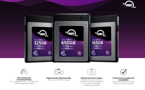 Owc Atlas Memory Card Reviews OWC Atlas Ultra 1TB CFexpress Card