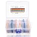 Anezus 1280 Pcs 64 Values Resistor Kit 1 Ohm-10M Ohm with 1% 1/4W Metal Film Resistors Assortment