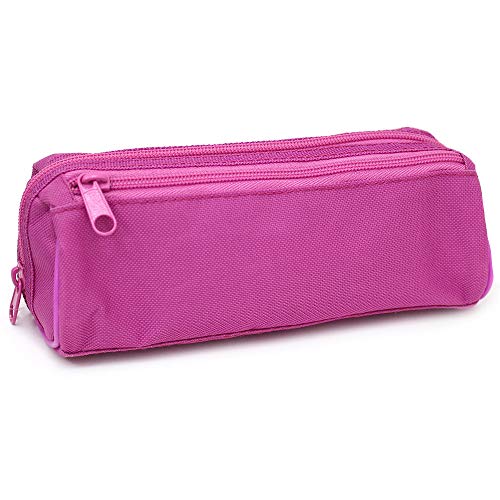 Fashion Stationery Pink Pencil Case for Teenagers High Secondary School Boys Kids Students and Girls Large 2 Compartment Pencil Cases - Image 4