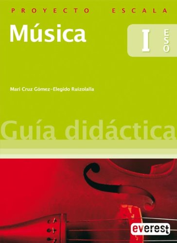 Portada de Música i de ESO. Guía Didáctica. Proyecto Escala