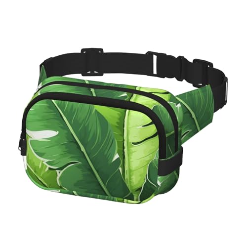 Sac banane réglable feuilles de bananier mignonnes pour ranger vos affaires en sécurité