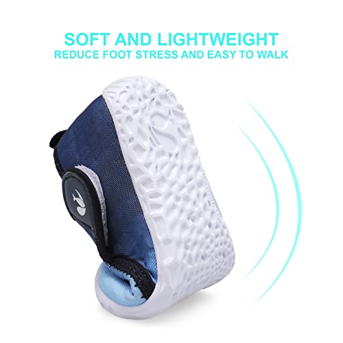 Image of FEETCITY Boys Girls Water Shoes Kids Aqua Socks Quick Dry Barefoot for Beach Swimming Pool