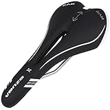 Venzo RVX Bike Bicycle Road MTB Mountain Stainless Steel Rail Comfortable Saddle Seat - Professional Level - Racing Saddle - Airflow Saddle Seat - Size: 280mm x 140mm