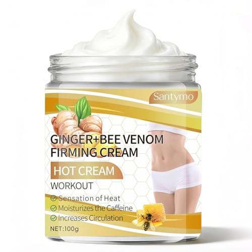 Santymo Strength Firming Hot Cream with Bee Venom & Turmeric,
