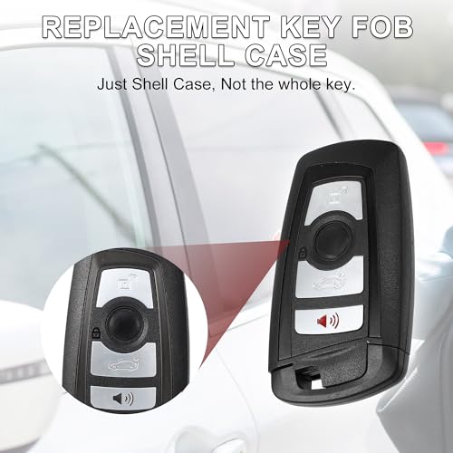 Coque de clé de rechange BMW 328i 2013-2016 boîtier télécommande 4 boutons 435i - 3