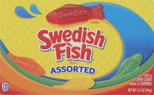Swedish Fish Assorted Flavors, 3.5-Ounces (Pack Of 12) : Gummy Candy : Grocery & Gourmet Food