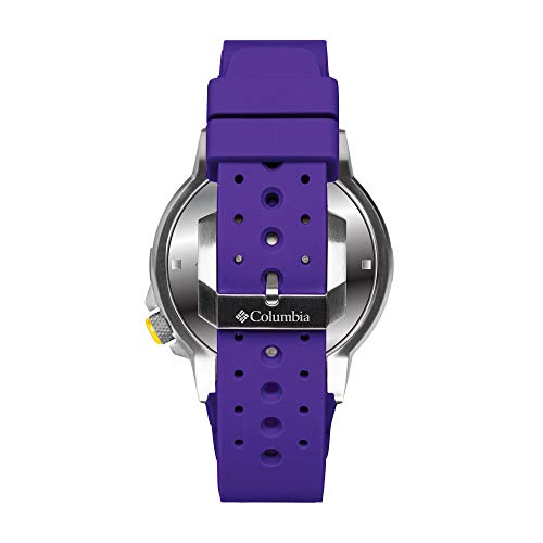 Columbia Peak Patrol Lsu Tigers Men's Watch With Purple Silicone Strap #TOP2