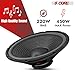 5 CORE Car Subwoofer Speaker 450W 4 Ohm 40 Oz Magnet 2