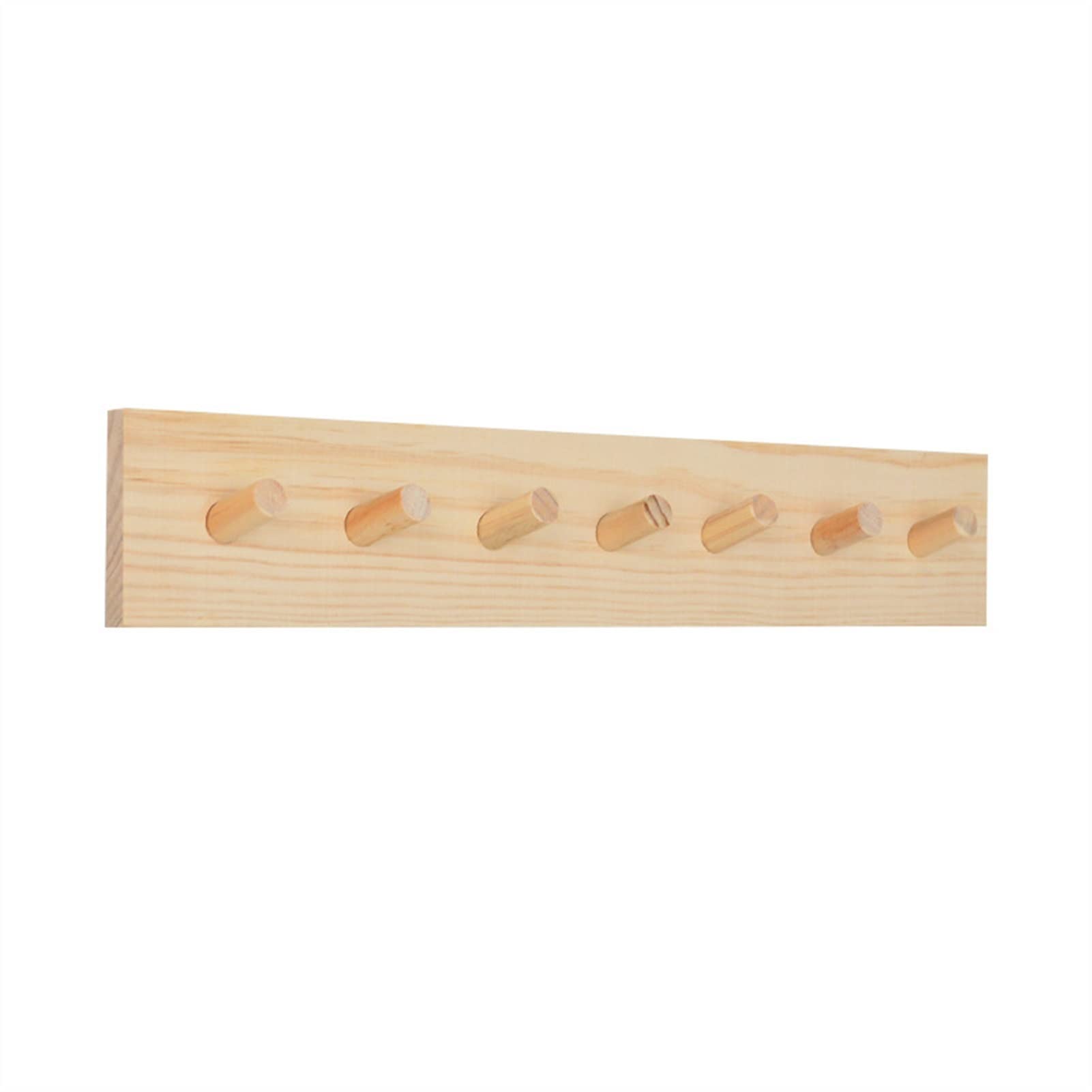 Wandgarderobe Moderne Wandmontage Mantel Hut Rack Haken Holzeingabebanhänger 7 Stifte Schlafzimmer Badezimmer Robe Racks Küchentuch Zahnstange Kleiderhaken Wand