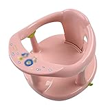 Confort et dossier: Cette chaise de bain bébé de la salle de bain présente des accoudoirs et un dossier élevé, votre bébé aura donc suffisamment de soutien pendant la baignoire et se sentez à l'aise.
