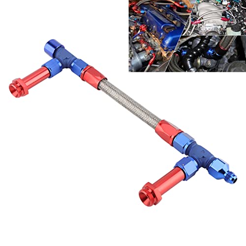 XTevu Kit de linha de combustível trançado AN8 – Conexões de carburador de alimentação dupla para ca