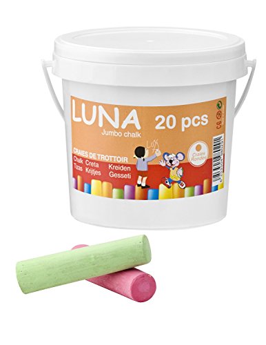 Preisvergleich Produktbild Straßenmalkreide JPC 368411, 20er Kunststoffeimer