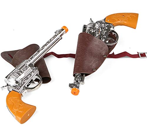 ATOSA set de dos pistolas con cartuchera vaquera 28 cm