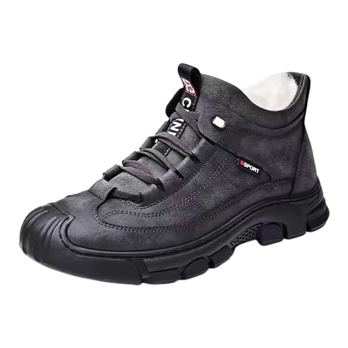 Zapatos de algodón para hombre con suela suave y forro de invierno