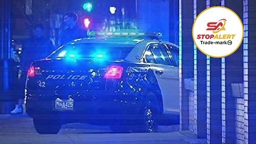 Stop-Alert WigWagger 72 LED Electronic Wig Wag Alternating Flasher Relay - Most Powerful and Waterproof Emergency Police Ambulance Universal Controller LED - Incandescent Compatible 12-24V