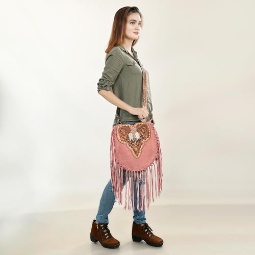 American Darling Cross Body Hand Tooled Genuine Leather Western Women Bag Handbag Purse | Crossbody for Cute Purs2