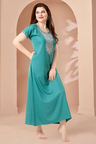 Image of Soulemo Women's Solid Alpine Nighty 1749
