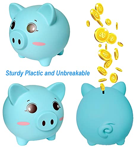 Salvadanaio per ragazzi e ragazze, in plastica